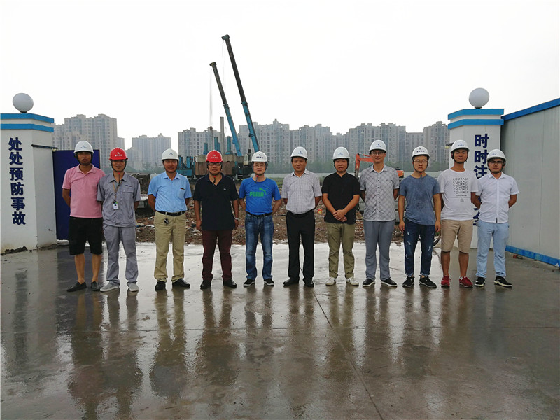 市重點(diǎn)項目 12-21A-05A地塊正式打樁開工2