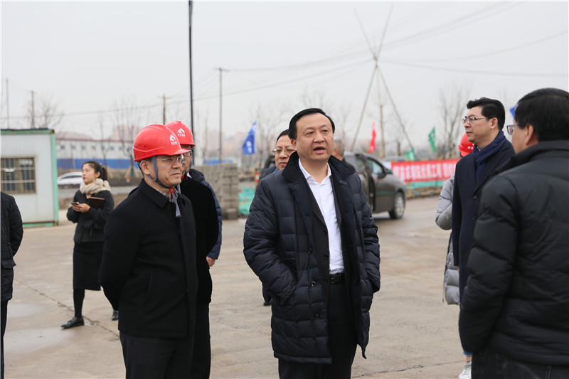 區(qū)領(lǐng)導(dǎo)視察東方美谷論壇酒店項目